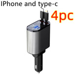 100W Super Fast Car Charger - Metal USB & Type-C Adapter