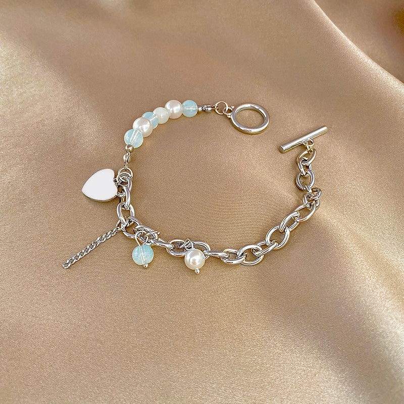 Pearl Love Bracelet Female Niche Design - Minihomy