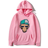 Monkey Printed Men's Hoodie Leisure Warm Sweatshirt