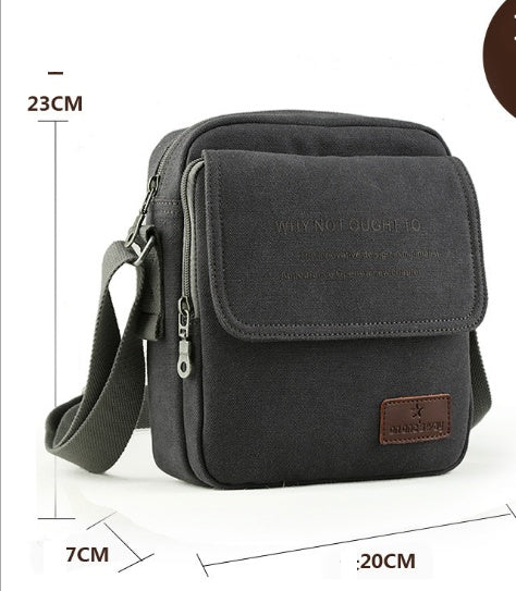 Stylish Shoulder Bags in Durable Canvas with Spacious Interior - Small & Large Sizes