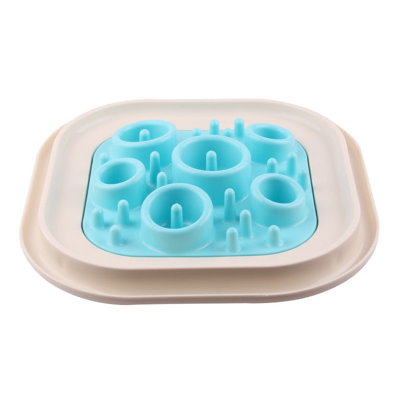 Anti-choking dog bowl slow food bowl - Minihomy