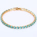 Cubic Zirconia Tennis Bracelets Iced Out Chain Crystal Bracelet Women Men - Minihomy