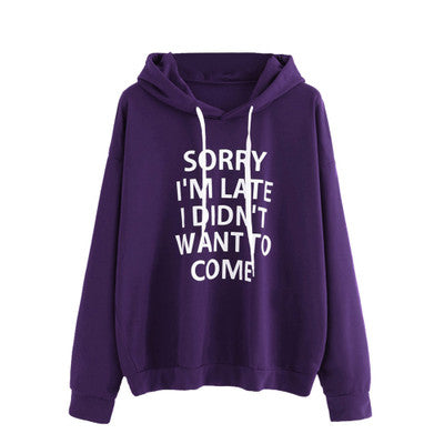 Hooded Casual Ladies Loose Sweatshirts - Minihomy