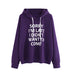 Hooded Casual Ladies Loose Sweatshirts - Minihomy