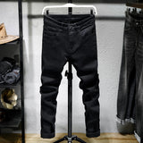 Men's Straight Slim High Stretch Trousers