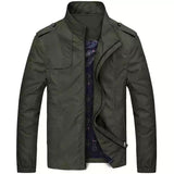 Men's Casual Solid Color Slim Jacket