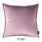 Solid color velvet pillow velvet