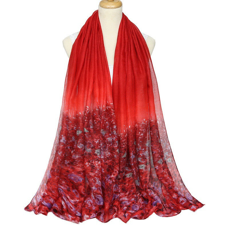 Women's Chiffon Voile Scarves: Lightweight & Elegant