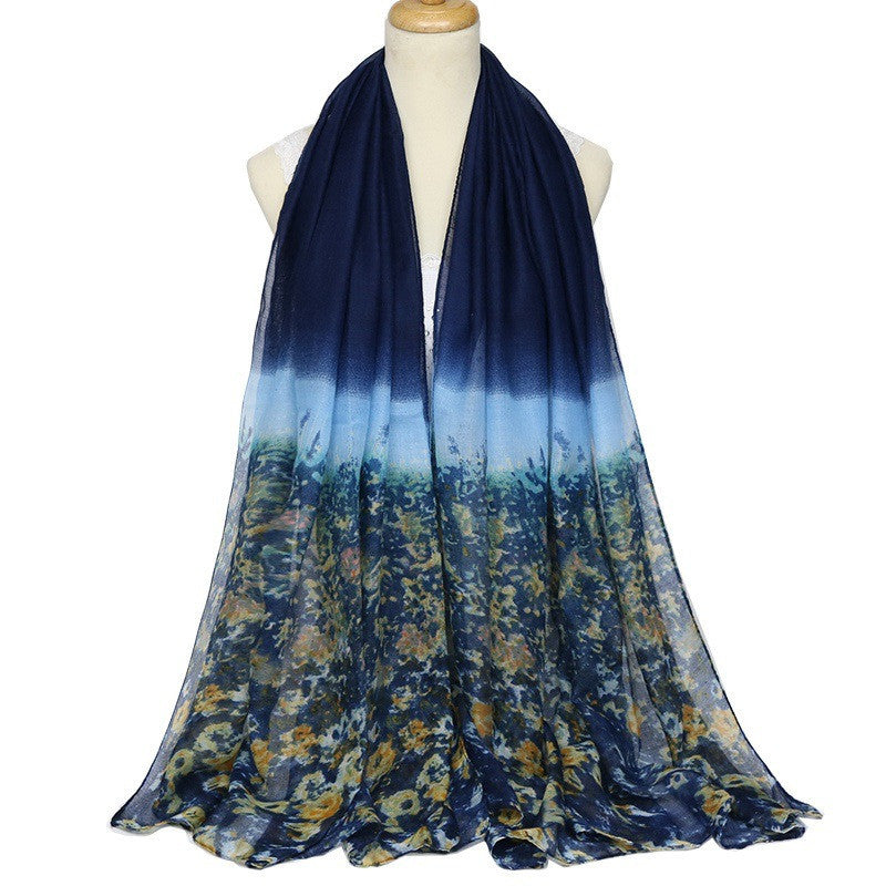 Women's Chiffon Voile Scarves: Lightweight & Elegant