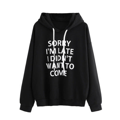 Hooded Casual Ladies Loose Sweatshirts - Minihomy