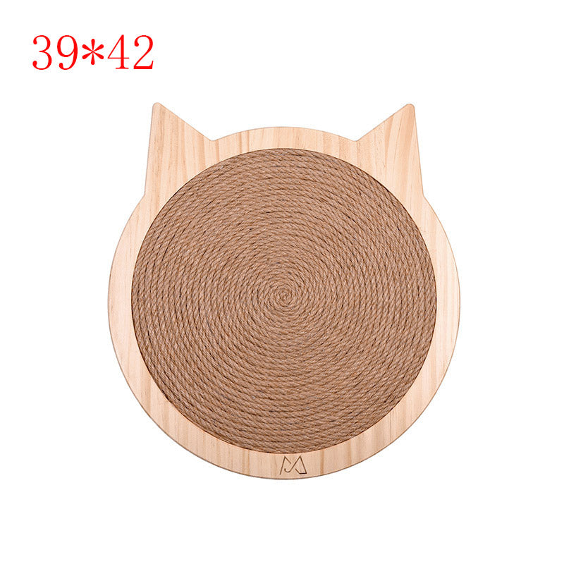 Board Scratching Post Mat Wall Mounted Scratcher Pad with Suction Cup Toy