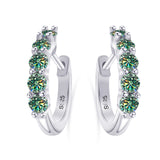 Classic Moissanite Stud Earrings - D Color Sparkle for Every Occasion