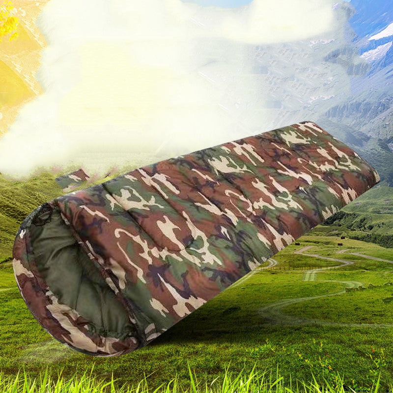 Camping emergency camouflage sleeping bag - Minihomy