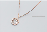 Smiley necklace for women