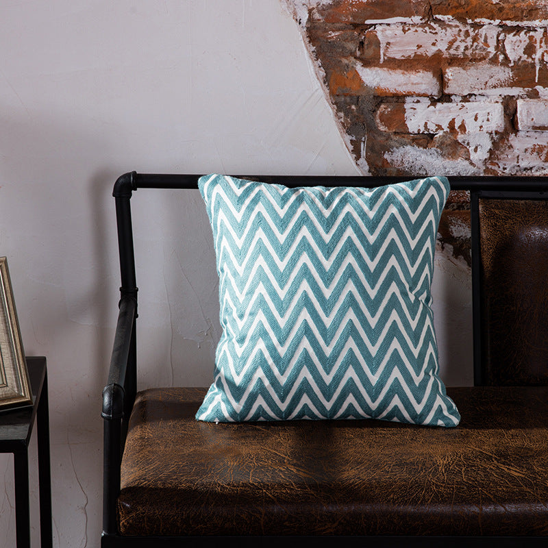 Modern geometric office pillow cushion