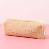 Plush octagonal pencil case for students - Minihomy