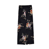 Summer Women's Chiffon Printing Split Loose Wide Leg Casual Pants: Embrace Effortless Style