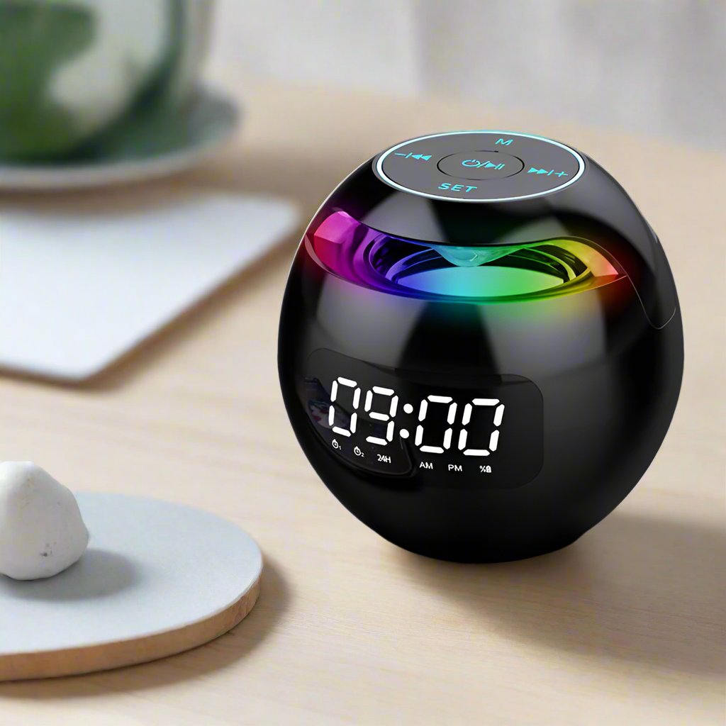 Dazzle Colour Mini Bluetooth Speaker - Portable Wireless Speaker with Ball Card Design - Minihomy