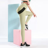 Heart Yoga Pants Women Patchwork Yoga Leggings Women