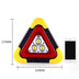 Compatible with Apple, Car Tripod Warning Sign with Luminous Solar Light for Emergency Parking - Minihomy