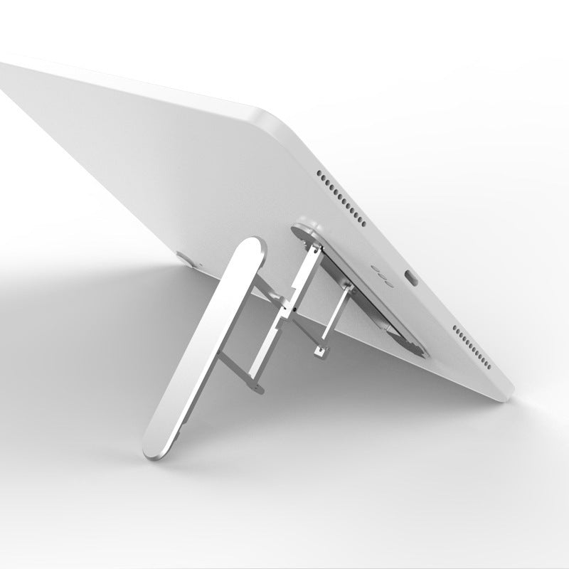 Foldable Tablet Stand - Adjustable, Aluminum Alloy, Anti-Slip, Mini, Game Support - Minihomy