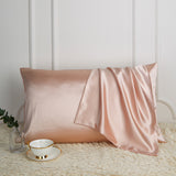 Silk Pillowcase Pure Color  Silk Single Plain Color Pillow