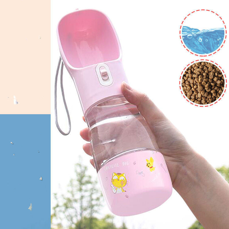 Pet Bottle Walking The Dog Out Kettle Dog Waterer - Minihomy