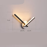 Scandinavian modern simple creative light luxury living room bedroom wall lamp