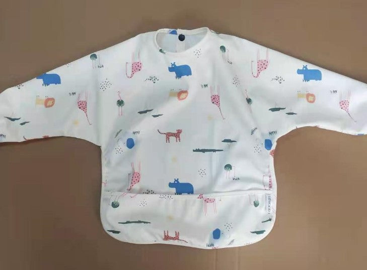 Children's waterproof anti-clothing bib baby eating bib super soft waterproof