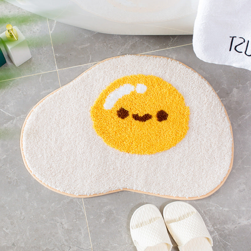 Toilet Door Mat Absorbent Foot Mat Bath Bathroom Non-Slip Mat: Keep Your Floors Dry and Safe