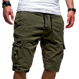 Men Casual Jogger Sports Cargo Shorts Military Combat Workout Gym Trousers