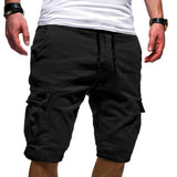 Men Casual Jogger Sports Cargo Shorts Military Combat Workout Gym Trousers