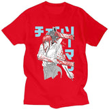 Chainsaw Man Summer All-Match Men'S Casual Short Sleeve