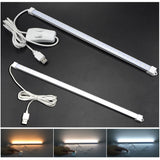 USB Book Light with 3 Colors & Switch - Reading, Bookcase & Hard Light Bar