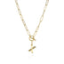 Letter Necklace Real Gold Plated Trend Hip Hop Necklace - Minihomy