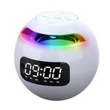 Portable Wireless Alarm Clock Bluetooth Speaker