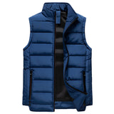 Warm Waistcoat Men's Winter Padded Vest Jacket Sleeveless