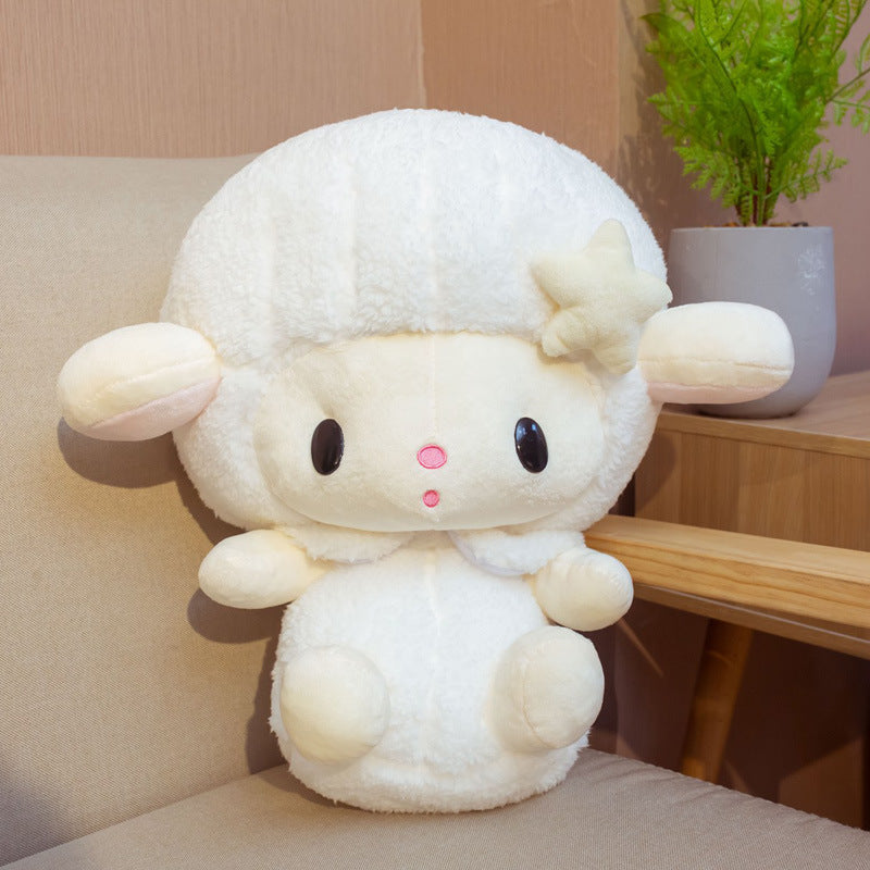 Soft Cute Lamb Doll Toy Sheep Doll: Adorable and Cuddly Companion