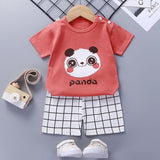 Children's Short-Sleeved Suit - Cotton Baby Summer Clothes