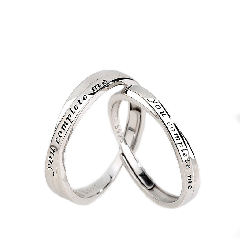 S925 Sterling Silver Couple Rings