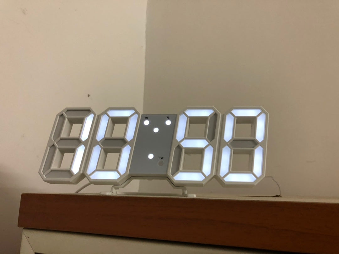 3D Luminous LED Digital Clock Simple And Versatile At Home