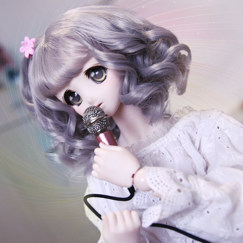 Mini BJD Microphone Doll Prop for Photography & Concerts