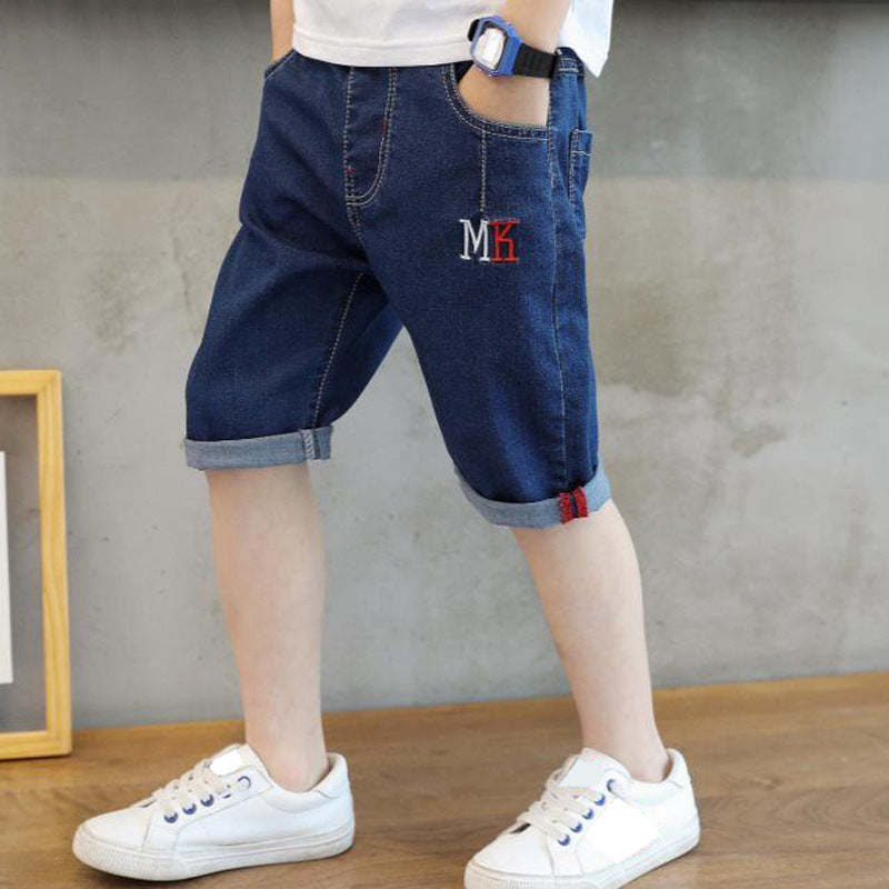 Children's Pants Boy Jeans Summer Casual Shorts