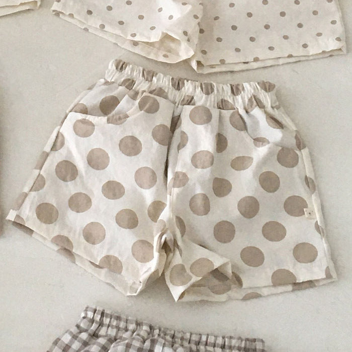 Summer Cotton And Linen Casual Shorts For Baby Thin Comfortable