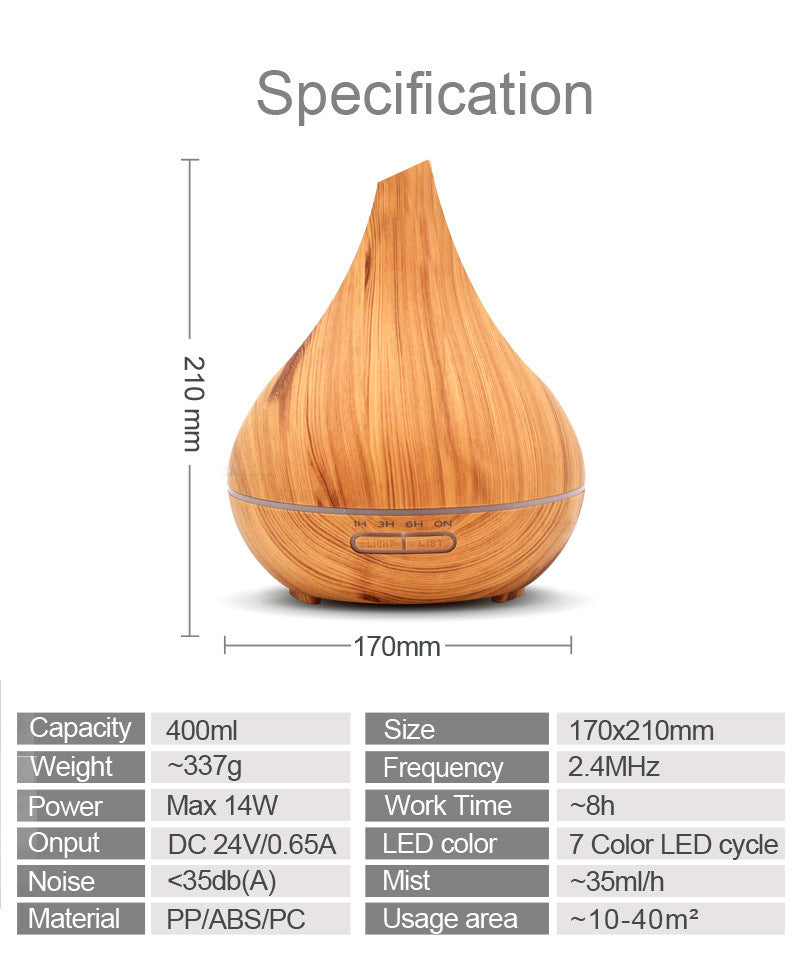 Long-lasting aromatic air humidifier - Minihomy