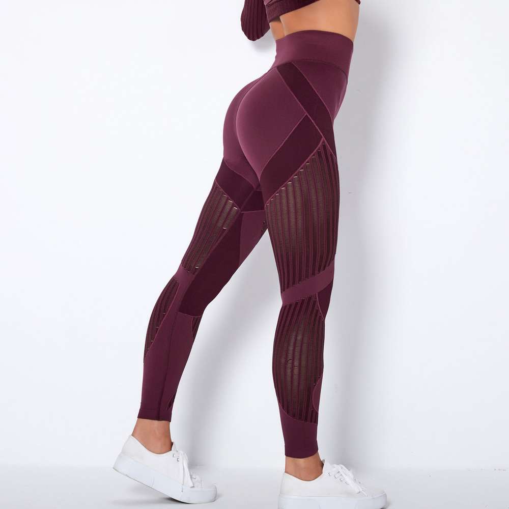 High waist hip lift yoga pants - Minihomy