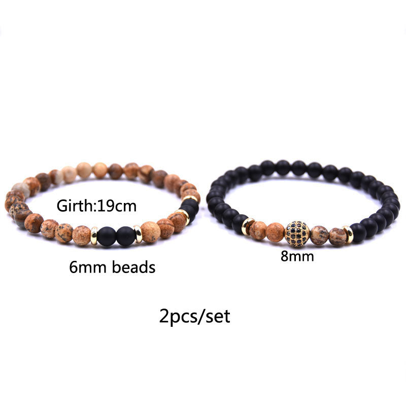 Natural stone Bracelet men - Minihomy