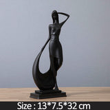 Nordic Minimalist Abstract Sculpture Statue Resin Crafts