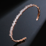 Light luxury micro-inlaid zircon bracelet ladies simple hand jewelry - Minihomy