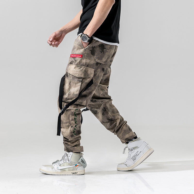 Ryland Camouflage Hip Hop Jogger Pants